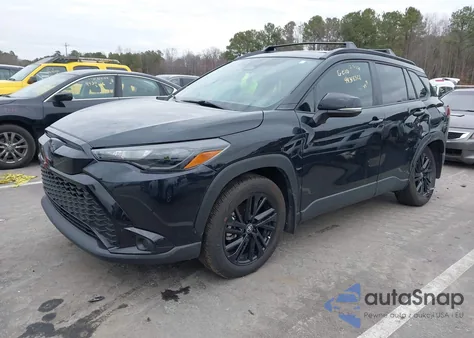 2024 Toyota Corolla Cross Hybrid Nightshade Edition из США, поврежденный, VIN 7MUFBABG2RV031688